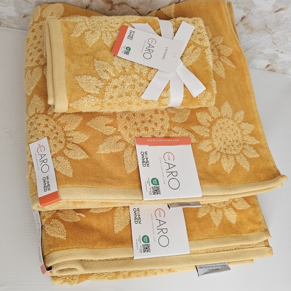 CARO Bath Towel Set 4 piece - Picture 14 of 16